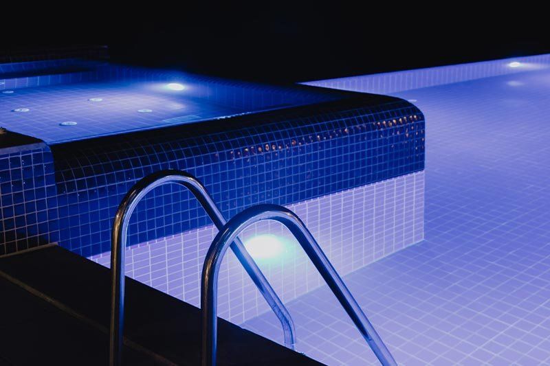 Material de iluminación para piscinas
